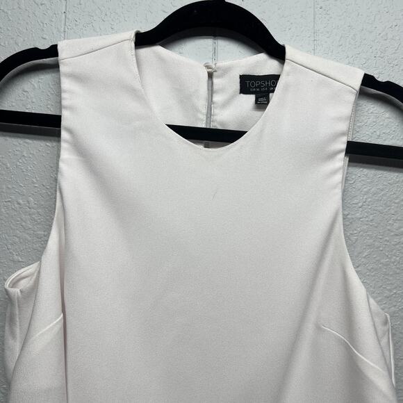 Topshop Office Workwear Party Feminine Sophisticated Elegant Womens Top Size 4 - Picture 3 of 14